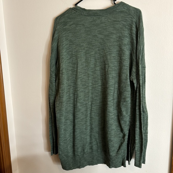 Sonoma Cardigan army Green split side size large - Picture 5 of 5